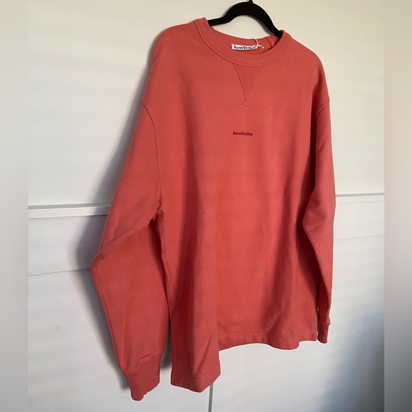 Acne Studios - logo-print cotton sweatshirt (NWT) - Small - Picture 3 of 10